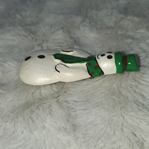 Vintage Angel and Snowman Brooches - Picture 8 of 10